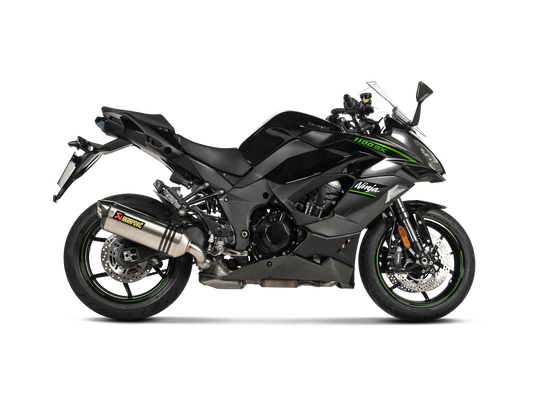 Akrapovič Uitlaat - Kawasaki Ninja 1000SX 2020-202 & meer - Slip-On Line (Titanium)