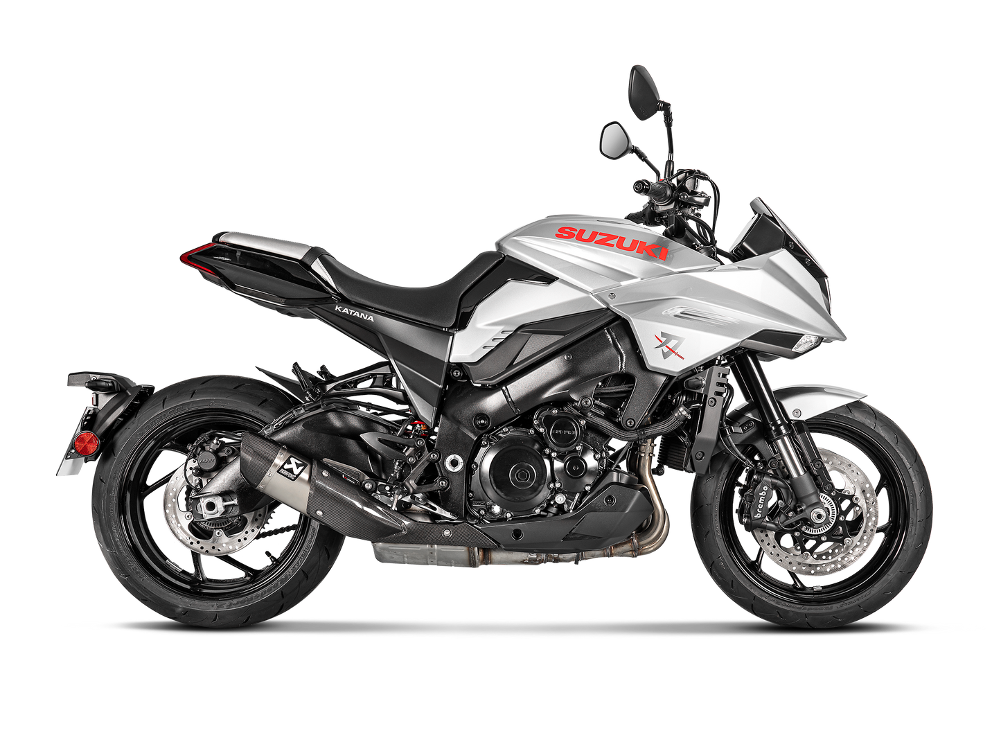 Akrapovič Uitlaat - Suzuki GSX-S1000 / 1000GT / 95 & meer - Slip-On Line (Titanium)