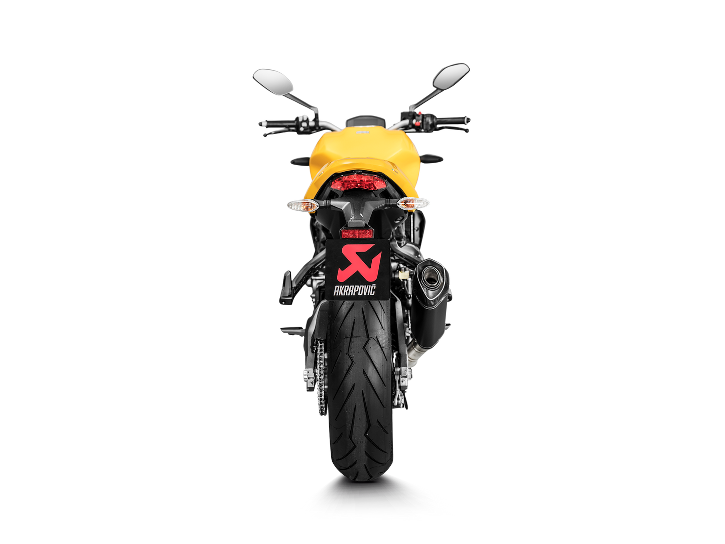 Akrapovič Uitlaat - Ducati Monster 1200 R 2017-2020 | Monster 1200/1200S 2017-2020 | Monster 821 2017-2020 - Slip-On Line (Titanium) - Motor Accessoires