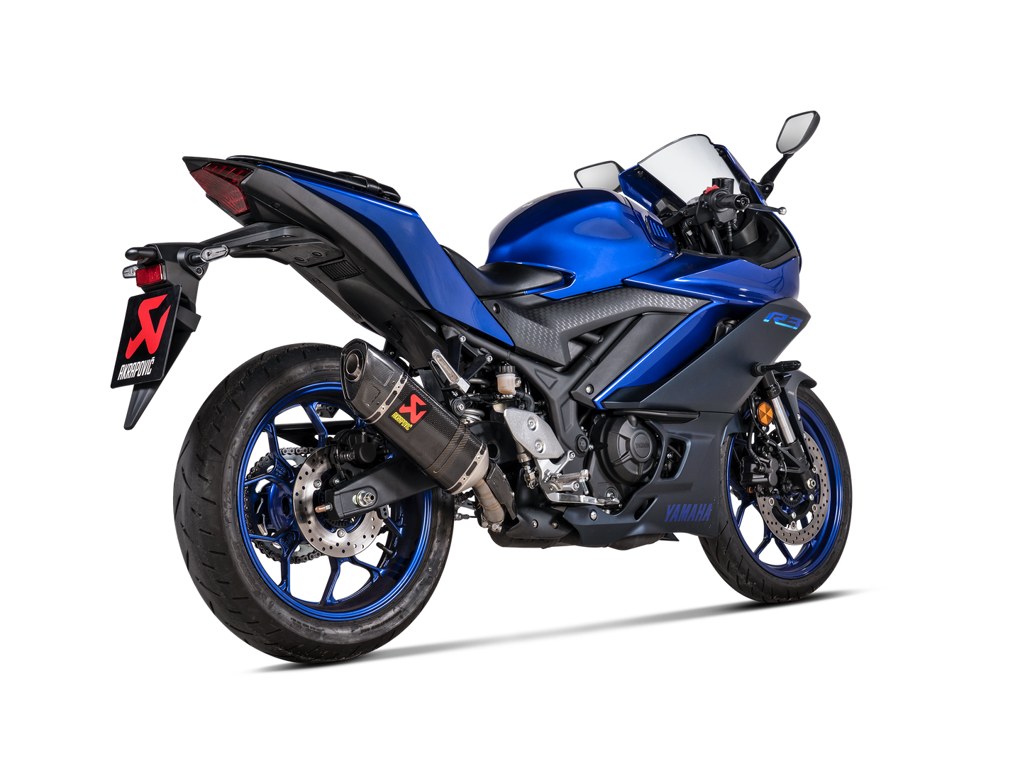 Akrapovič Uitlaat - Yamaha MT-03 2022-2026 & meer - Slip-On Line (Carbon)
