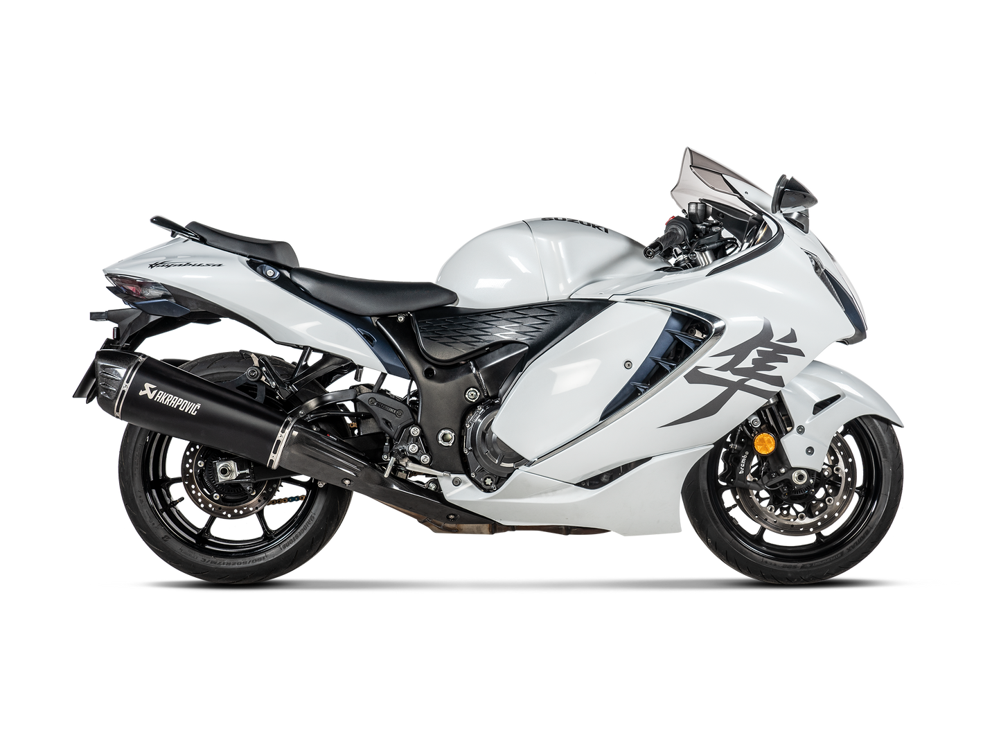 Akrapovič Uitlaat - Suzuki GSX-1300R Hayabusa 2021 & meer - Slip-On Line (Titanium)
