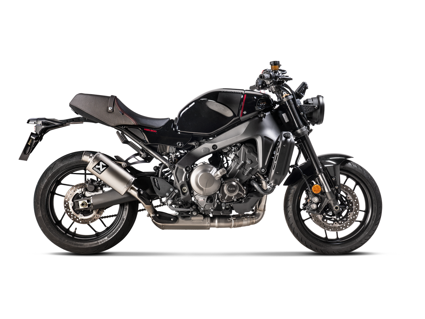 Akrapovič Uitlaat - Yamaha XSR 900 / GP 2022-2026 - Racing Line (Titanium) - Motor Accessoires