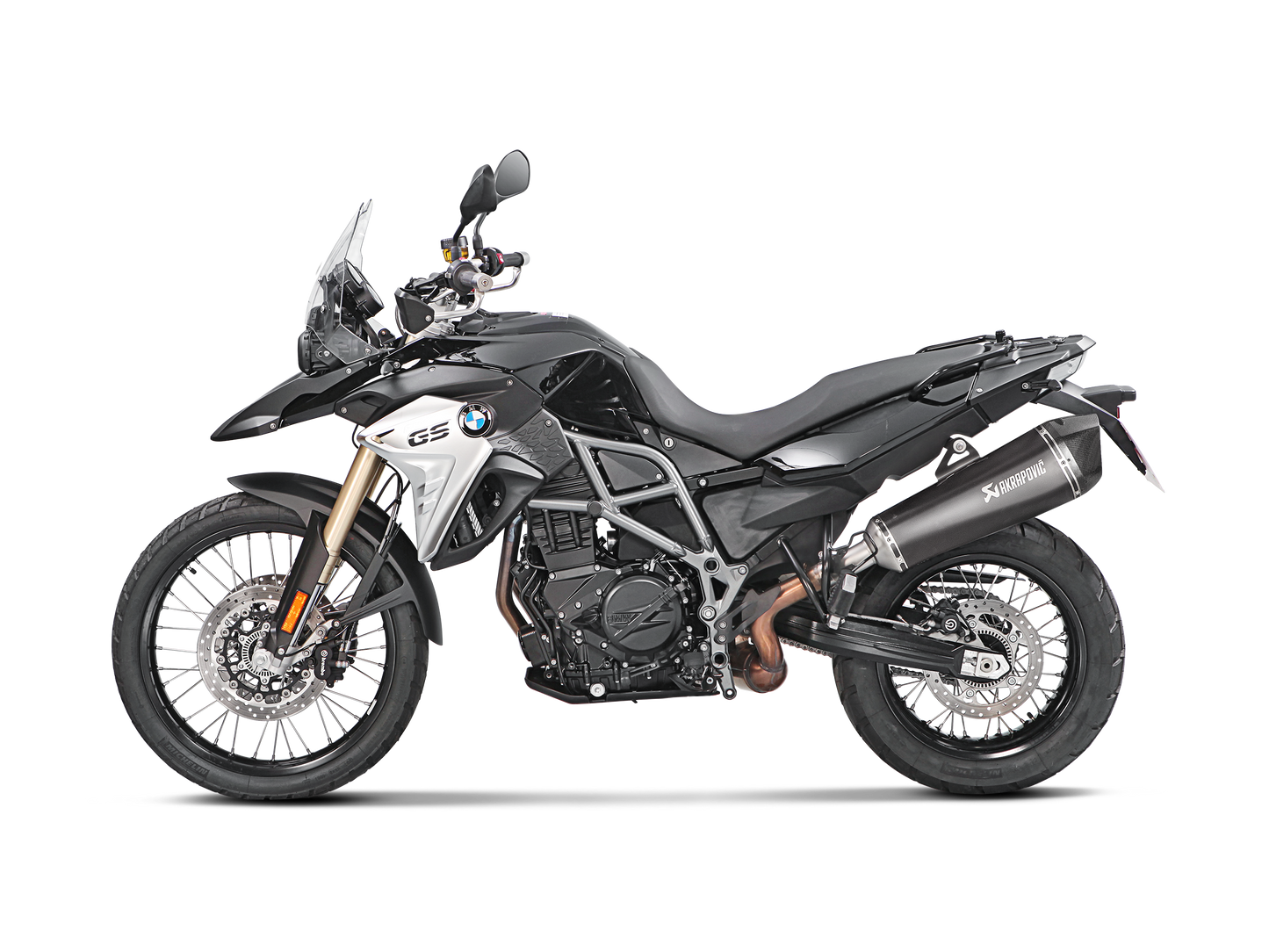 Akrapovič Uitlaat - BMW F 650 GS 2008-2012 | F 700 GS 2013-2017 | F 800 GS 2008-2017 | F 800 GS ADVENTURE 2013-2017 - Slip-On Line (Titanium) 700 - Motor Accessoires