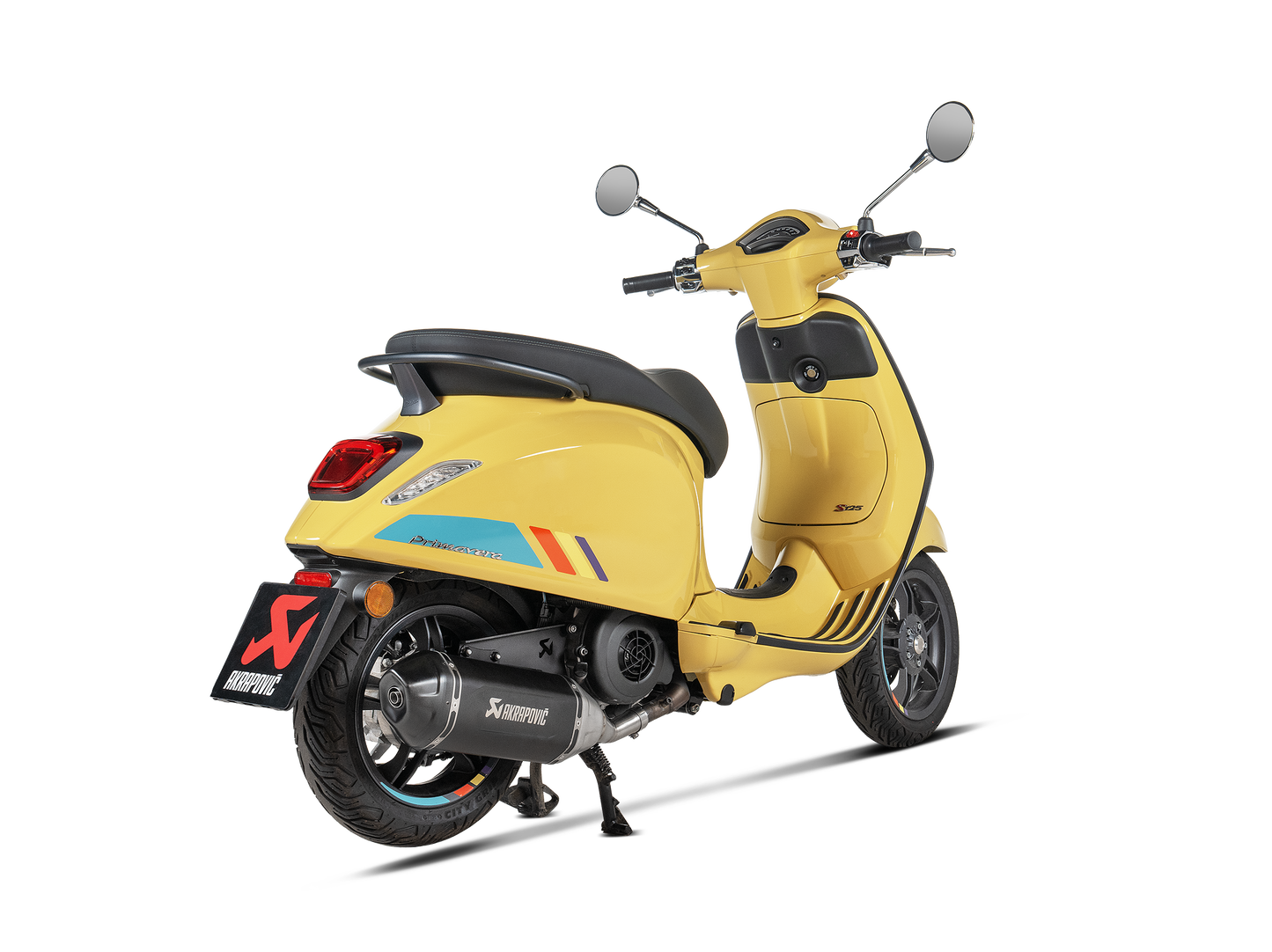 Akrapovič Uitlaat - Vespa Primavera 125 / S / Touring / Sprint 2024-2026 - Slip-On Line (SS) - Motor Accessoires
