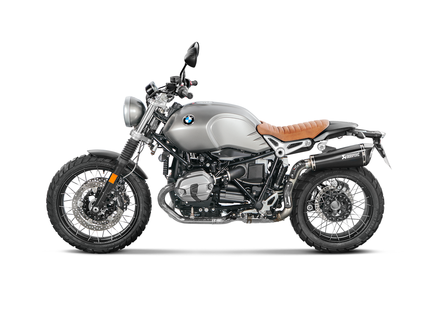Optionele Akrapovič Uitlaat Accessoires - BMW R NINET 2021-2023 | R NINET Pure 2021-2023 | R NINET Racer 2021-2023 | R NINET Scrambler 2021-2023 | R NINET Urban G/S 2021-2023 - Link Pipe (Titanium) - Motor Accessoires
