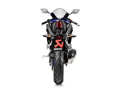 Akrapovič Uitlaat - Yamaha MT-125 2020-2020 | R125 2019-2020 | YZF-R15 2019-2020 - Racing Line (Titanium) - Motor Accessoires
