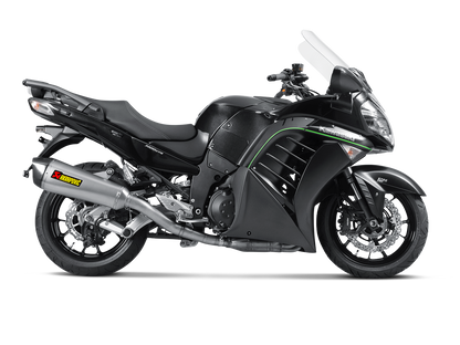 Akrapovič Uitlaat - Kawasaki 1400 GTR 2008-2017 & meer - Slip-On Line (Titanium)