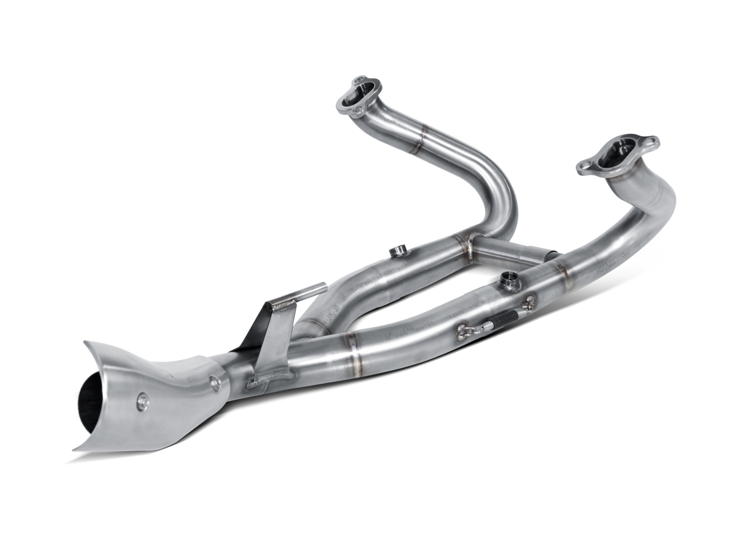 Akrapovič Uitlaat Voorbocht - BMW R 1200 GS 2013-2018 | R 1200 GS ADVENTURE 2014-2018 - Optional Header (Titanium) - Motor Accessoires
