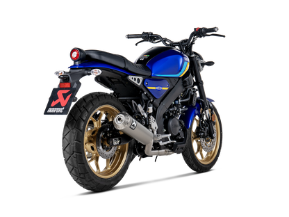 Akrapovič Uitlaat - Yamaha XSR125 / XSR125 Legacy 2021-2026 - Racing Line (Titanium) - Motor Accessoires