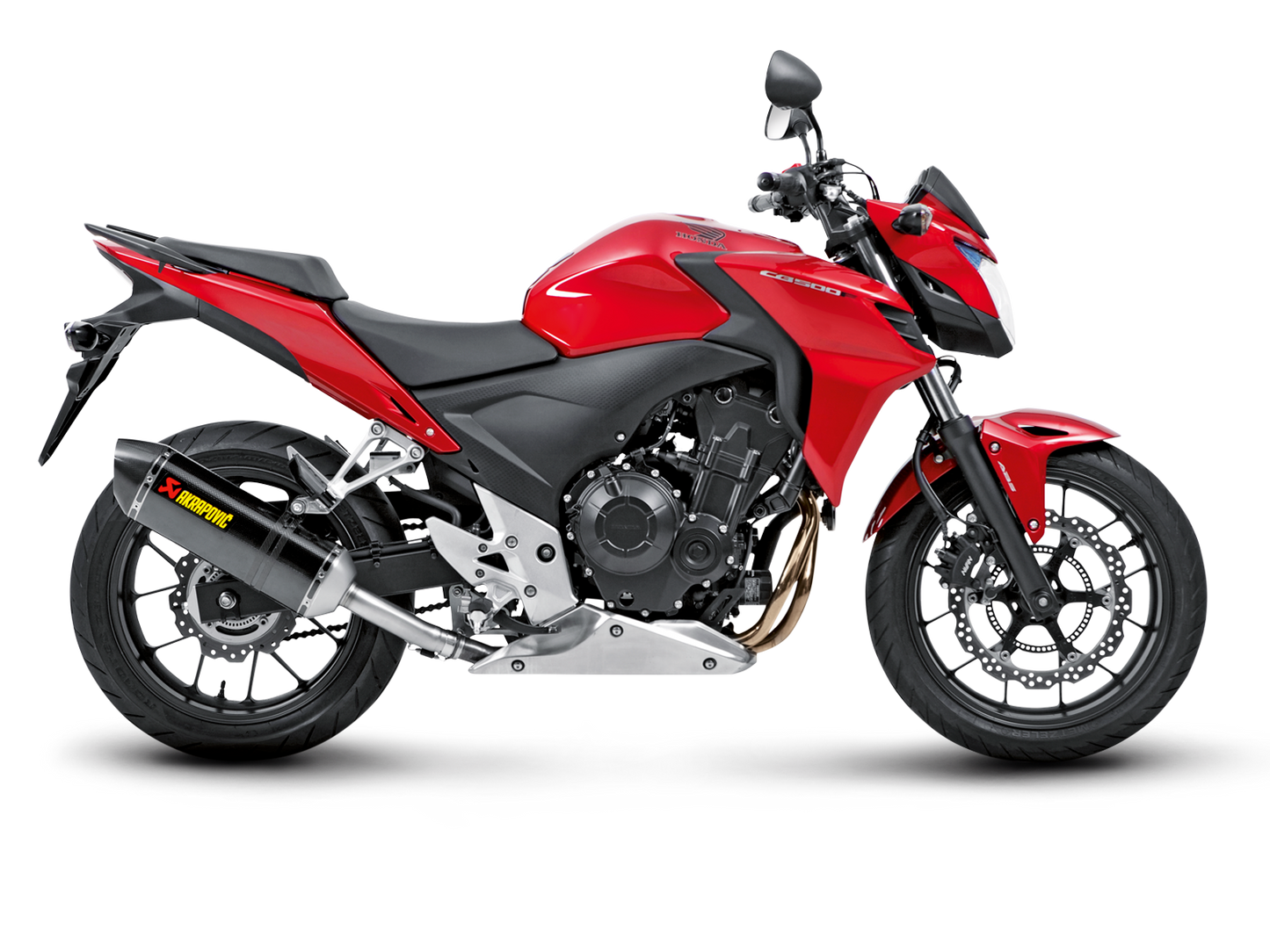 Akrapovič Uitlaat - Honda CB400/500F 2013-2015 | CB400/500X 2013-2016 | CBR400/500 R 2013-2015 - Slip-On Line (Carbon) - Motor Accessoires
