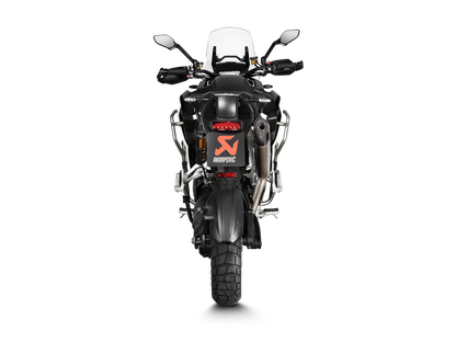 Akrapovič Uitlaat - Triumph Tiger 1200 GT / RALLY 2022-2024 - Slip-On Line (Titanium) - Motor Accessoires