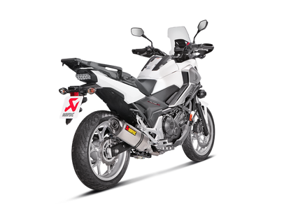 Akrapovic Uitlaat - Motor Accessoires - Honda NC700 / NC750X - 2012 t/m 2020 - Slip-On Line (Titanium)