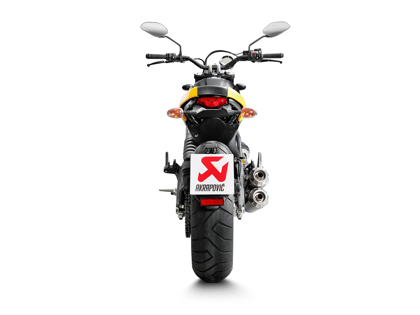 Akrapovič Uitlaat - Ducati Monster 797/797+/659 20 & meer - Slip-On Line (Titanium)