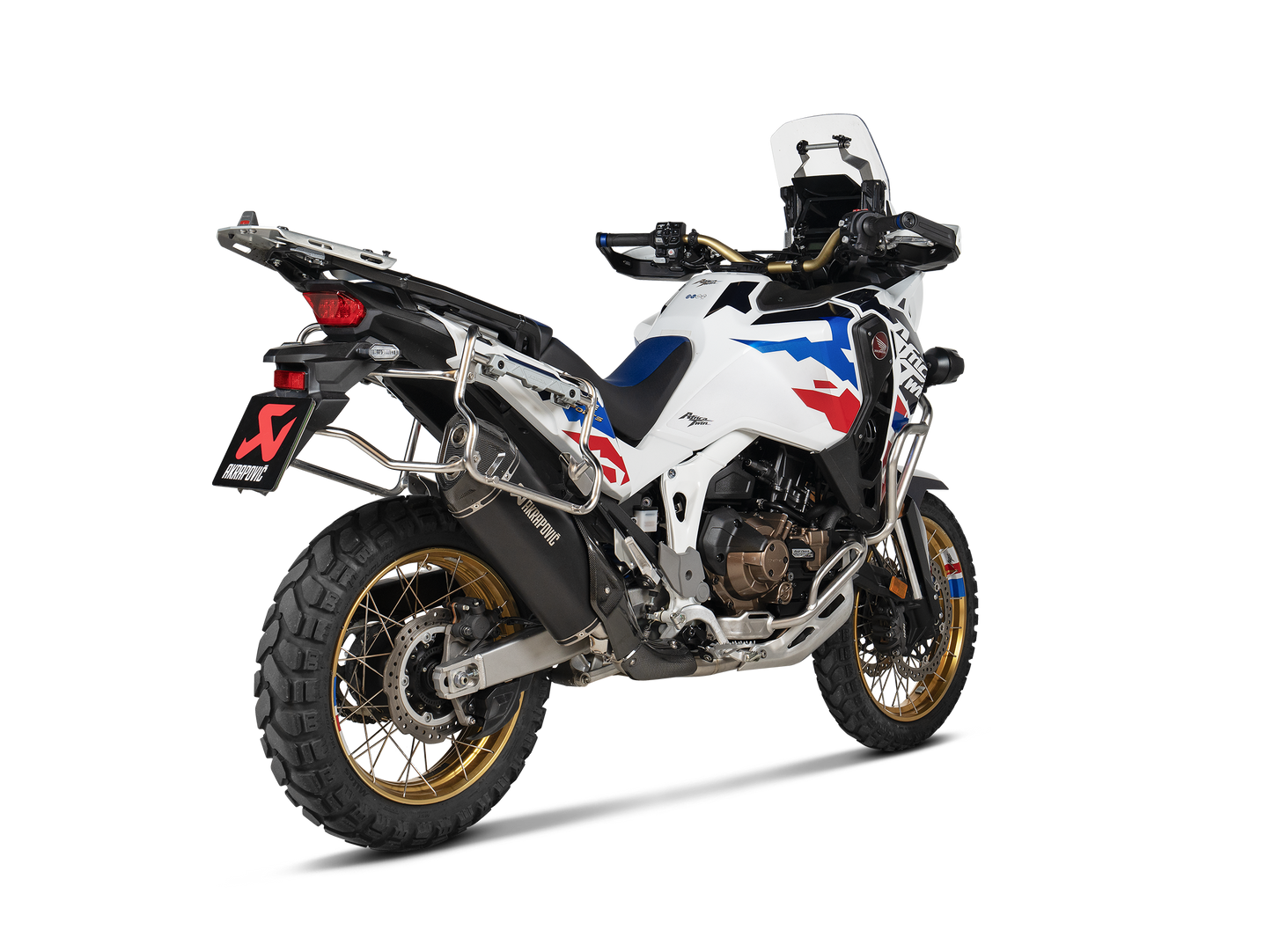 Akrapovič Uitlaat - Honda CRF1100L Africa Twin 202 & meer - Slip-On Line (Titanium)