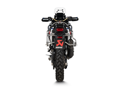 Akrapovič Uitlaat - Honda CRF1100L Africa Twin 2024-2026 | CRF1100L Africa Twin Adventure Sports 2024-2026 - Slip-On Line (Titanium) - Motor Accessoires