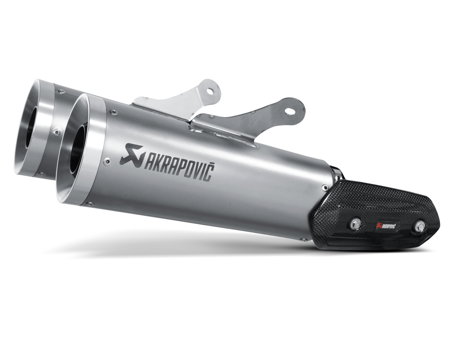 Akrapovič Uitlaat - Star Motorcycles VMAX 2009-2016 | Yamaha VMAX 2009-2016 - Slip-On Line (Titanium) - Motor Accessoires
