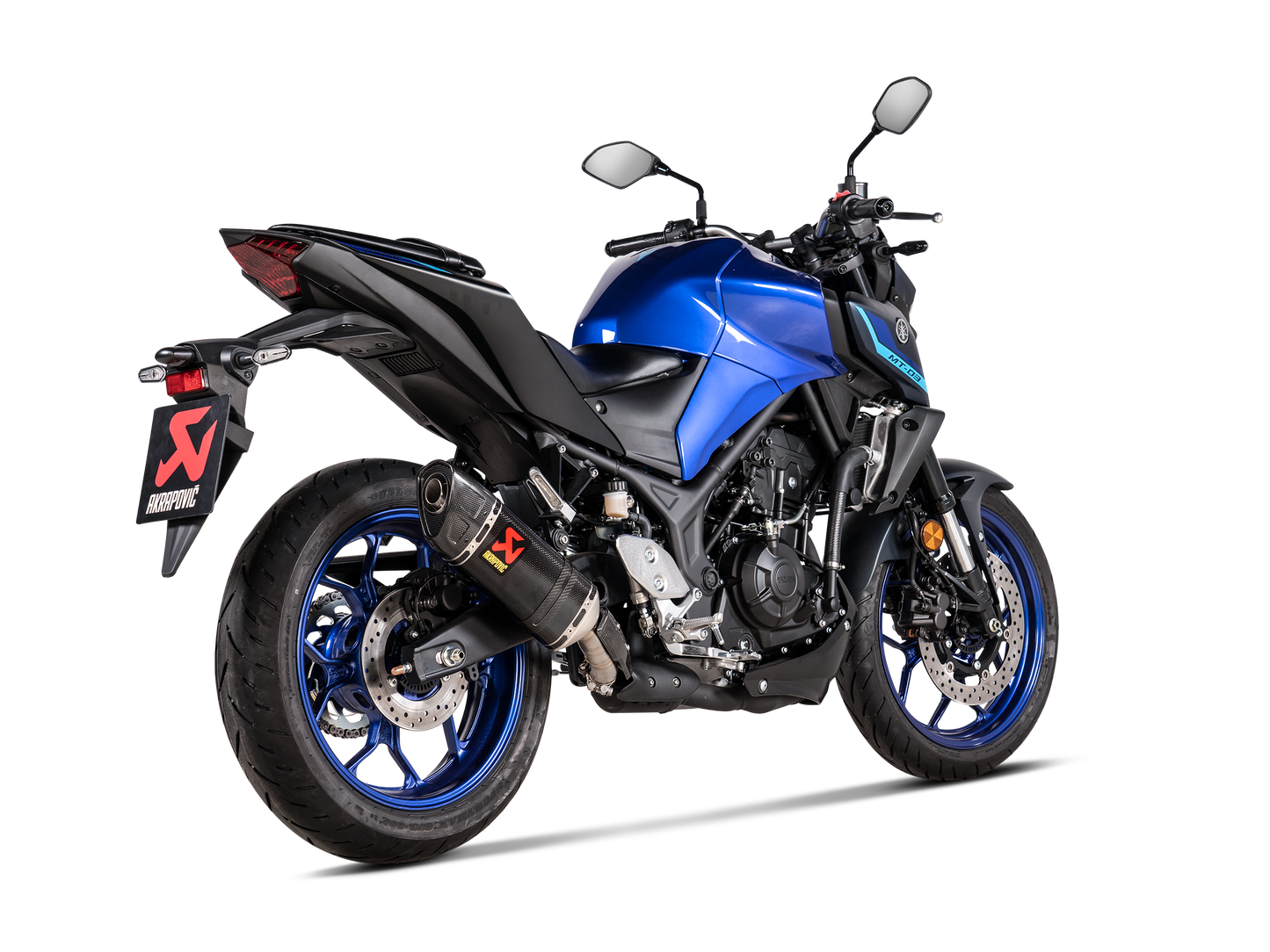 Akrapovič Uitlaat - Yamaha MT-03 2022-2026 & meer - Slip-On Line (Carbon)