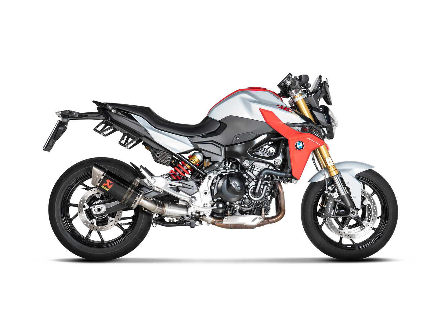 Akrapovič Uitlaat - BMW F 900 R 2020-2026 | F 900 XR 2020-2026 - Slip-On Line (Carbon) - Motor Accessoires