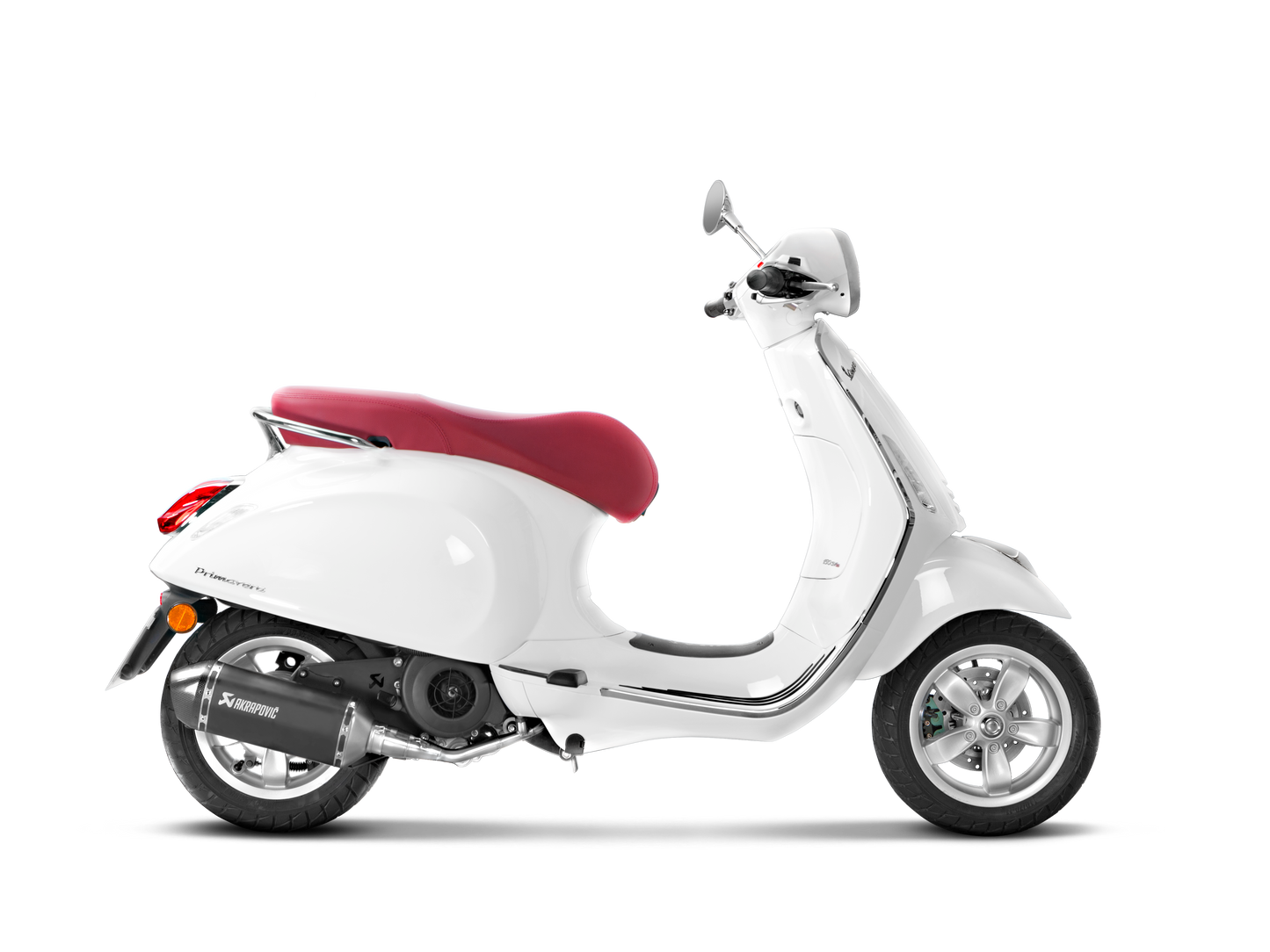 Akrapovič Uitlaat - Vespa Primavera 125 / S / Touring / Sprint 2017-2020 | Primavera 150ie 3V 2017-2020 | Sprint 125ie 3V 2017-2020 | Sprint 150ie 3V 2017-2020 - Racing Line (SS) - Motor Accessoires