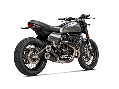 Akrapovič Uitlaat - Ducati Scrambler Urban Motard/Nightshift/Icon/Icon Dark/Desert Sled 2021-2022 - Slip-On Line (SS) - Motor Accessoires