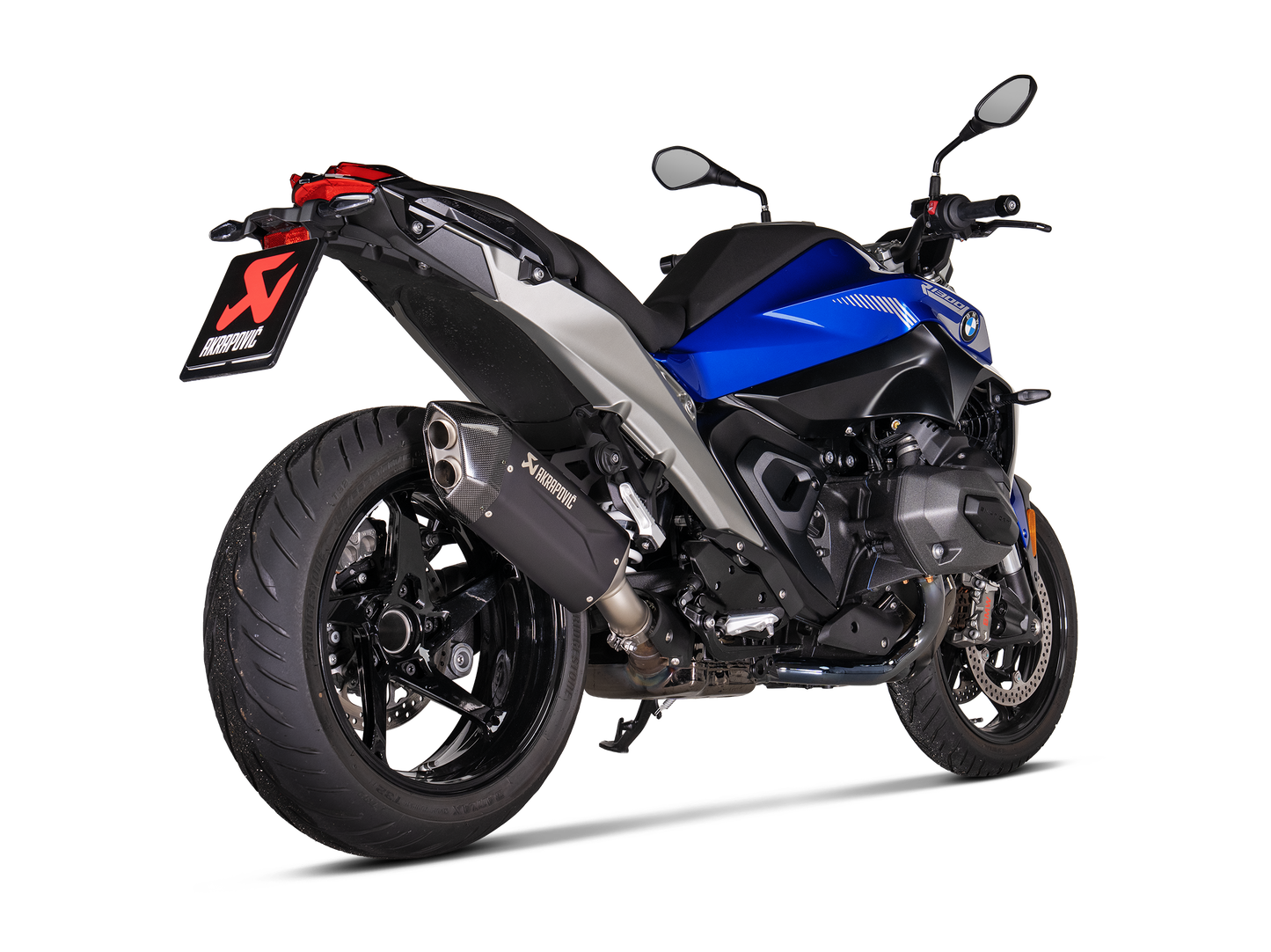 Akrapovič Uitlaat - BMW R 1300 GS / ADVENTURE 2024-2026 | R 1300 R / RS 2025-2026 - Slip-On Line (Titanium) - Motor Accessoires