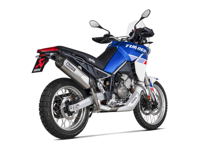 Akrapovič Uitlaat - Aprilia Tuareg 660 2022-2026 - Slip-On Line (Titanium) - Motor Accessoires