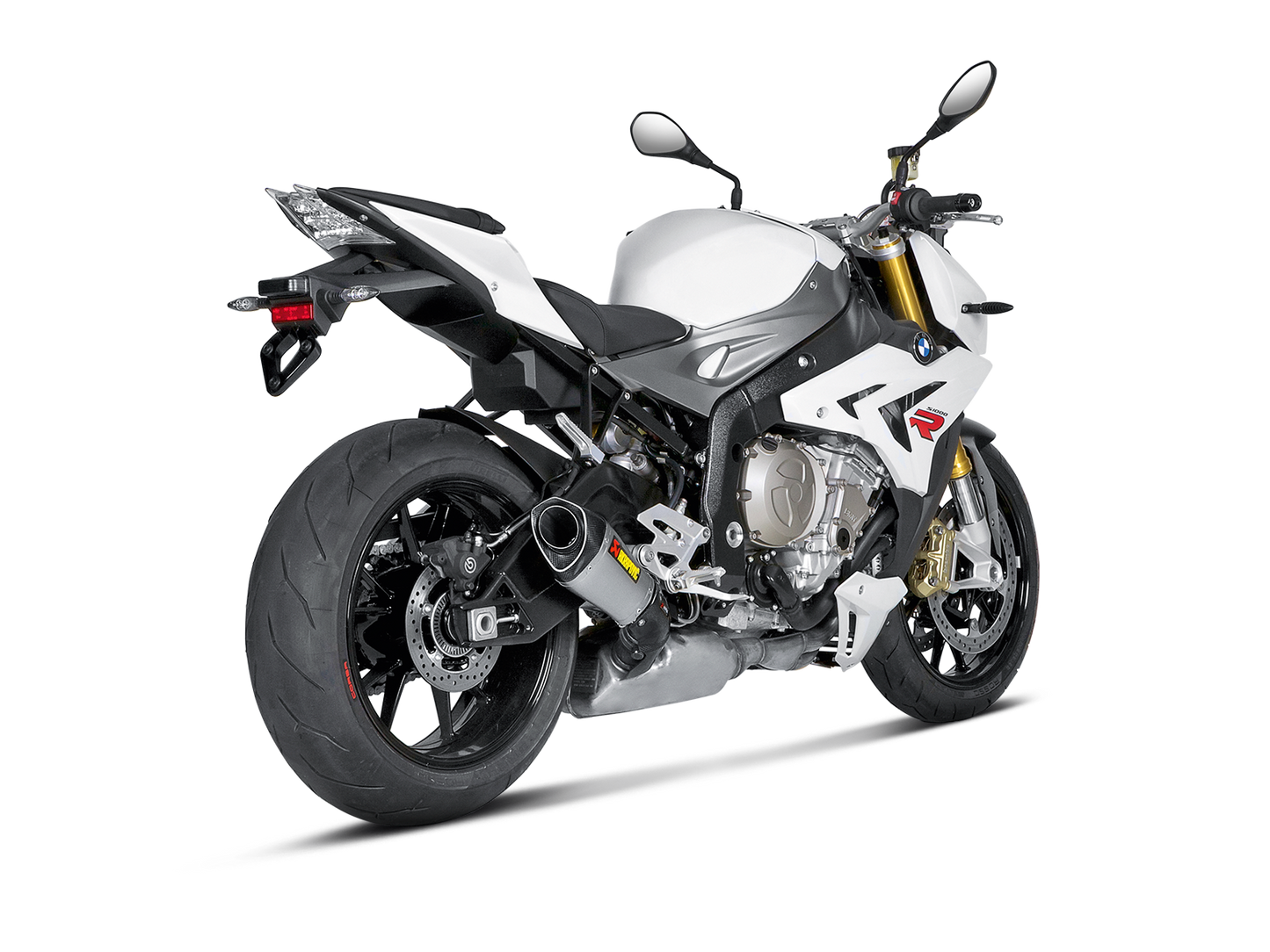 Akrapovič Uitlaat - BMW S 1000 R / M 1000 R 2014-2 & meer - Slip-On Line (Titanium)