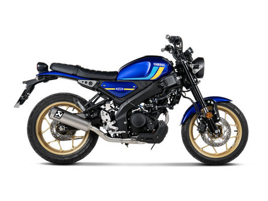 Akrapovič Uitlaat - Yamaha XSR125 / XSR125 Legacy & meer - Racing Line (Titanium)