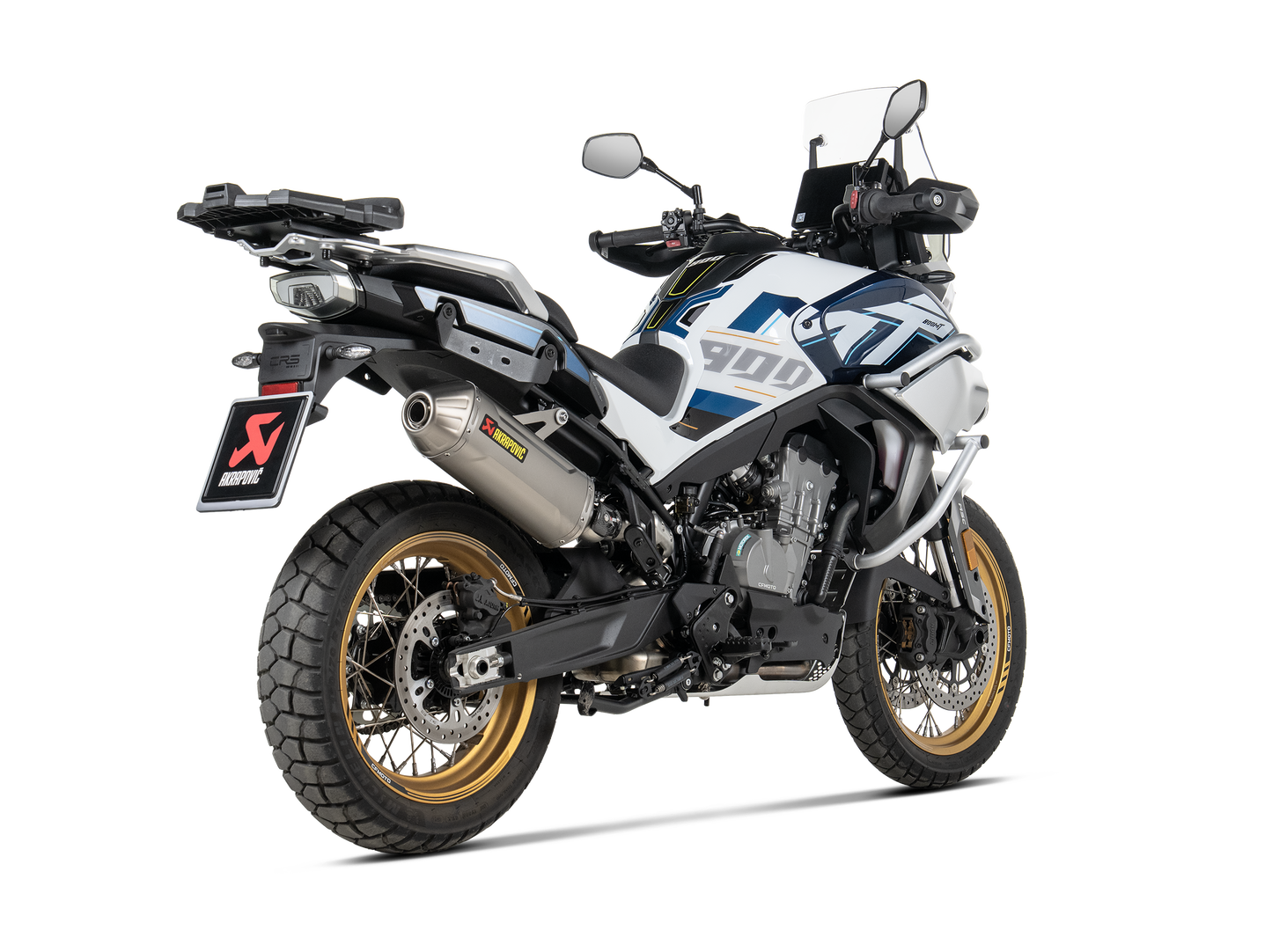 Akrapovič Uitlaat - CFMOTO 800MT 2024-2026 - Slip-On Line (Titanium)
