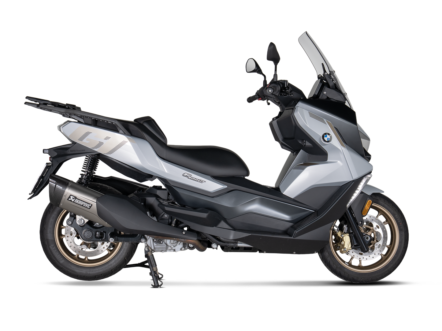 Akrapovič Uitlaat - BMW C 400 X / GT 2025-2026 - Slip-On Line (Titanium)