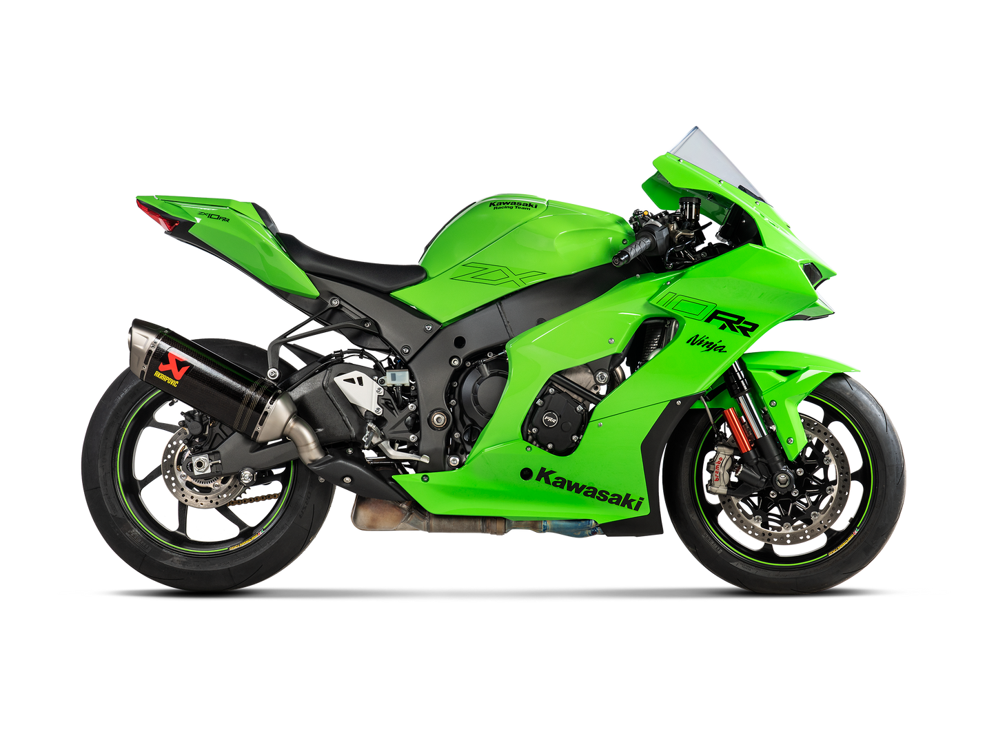 Akrapovič Uitlaat - Kawasaki Ninja ZX-10R 2021-2025 | Ninja ZX-10R 2026-2026 | Ninja ZX-10RR 2021-2025 | Ninja ZX-10RR 2026-2026 - Slip-On Line (Carbon) - Motor Accessoires