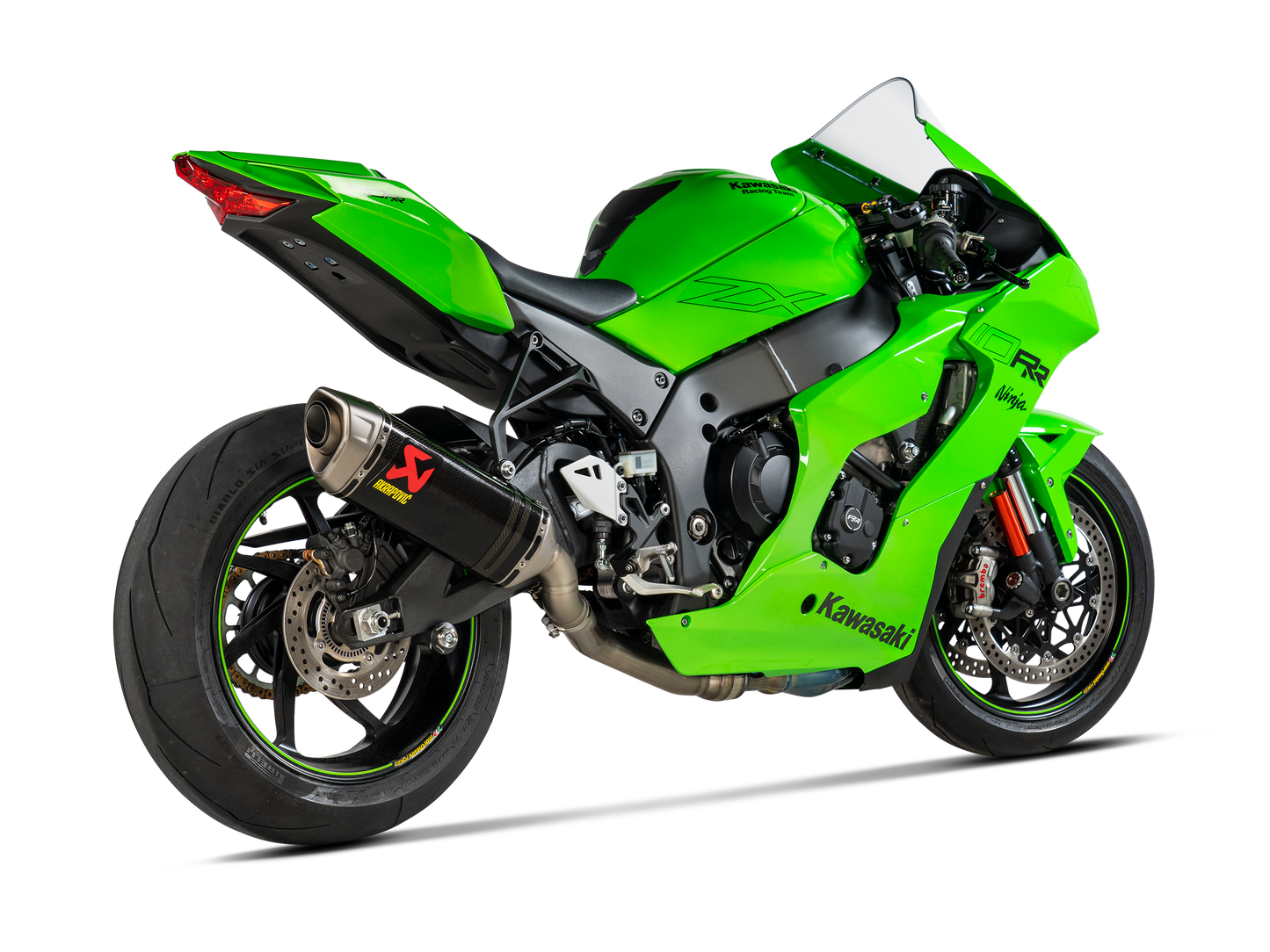 Optionele Akrapovič Uitlaat Accessoires - Kawasaki Ninja ZX-10R 2021-2025 | Ninja ZX-10RR 2021-2025 - Optional Link Pipe (Titanium) - Motor Accessoires