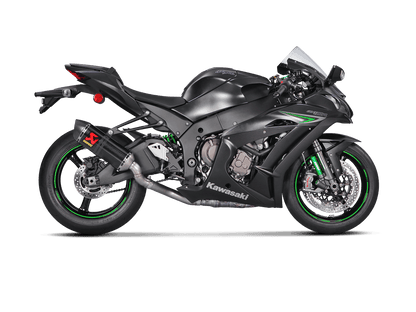 Optionele Akrapovič Uitlaat Accessoires - Kawasaki Ninja ZX-10R 2016-2020 | Ninja ZX-10R SE 2018-2020 | Ninja ZX-10RR 2017-2020 - Muffler bracket with Muffler clamp (Carbon) - Motor Accessoires