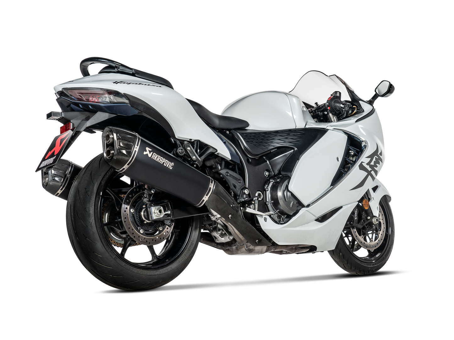 Akrapovič Uitlaat - Suzuki GSX-1300R Hayabusa 2021 & meer - Slip-On Line (Titanium)