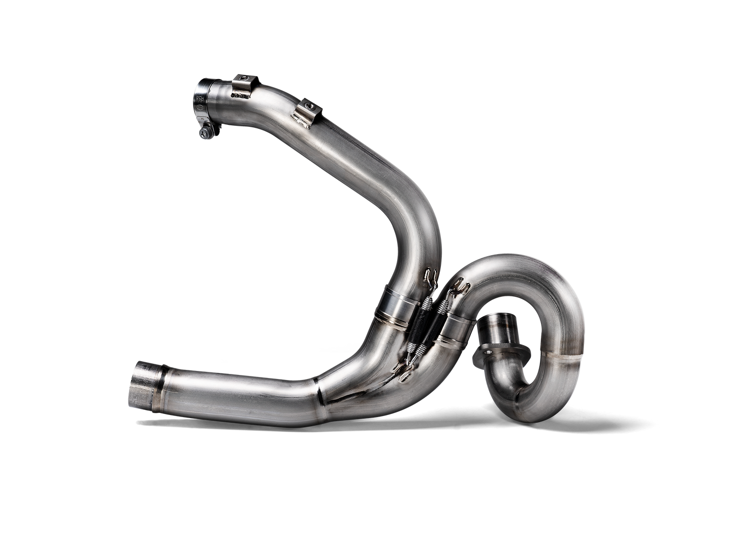 Akrapovič Uitlaat Voorbocht - Ducati Scrambler Urban Motard/Nightshift/Icon/Icon Dark/Desert Sled 2021-2022 - Optional Header (Titanium) - Motor Accessoires