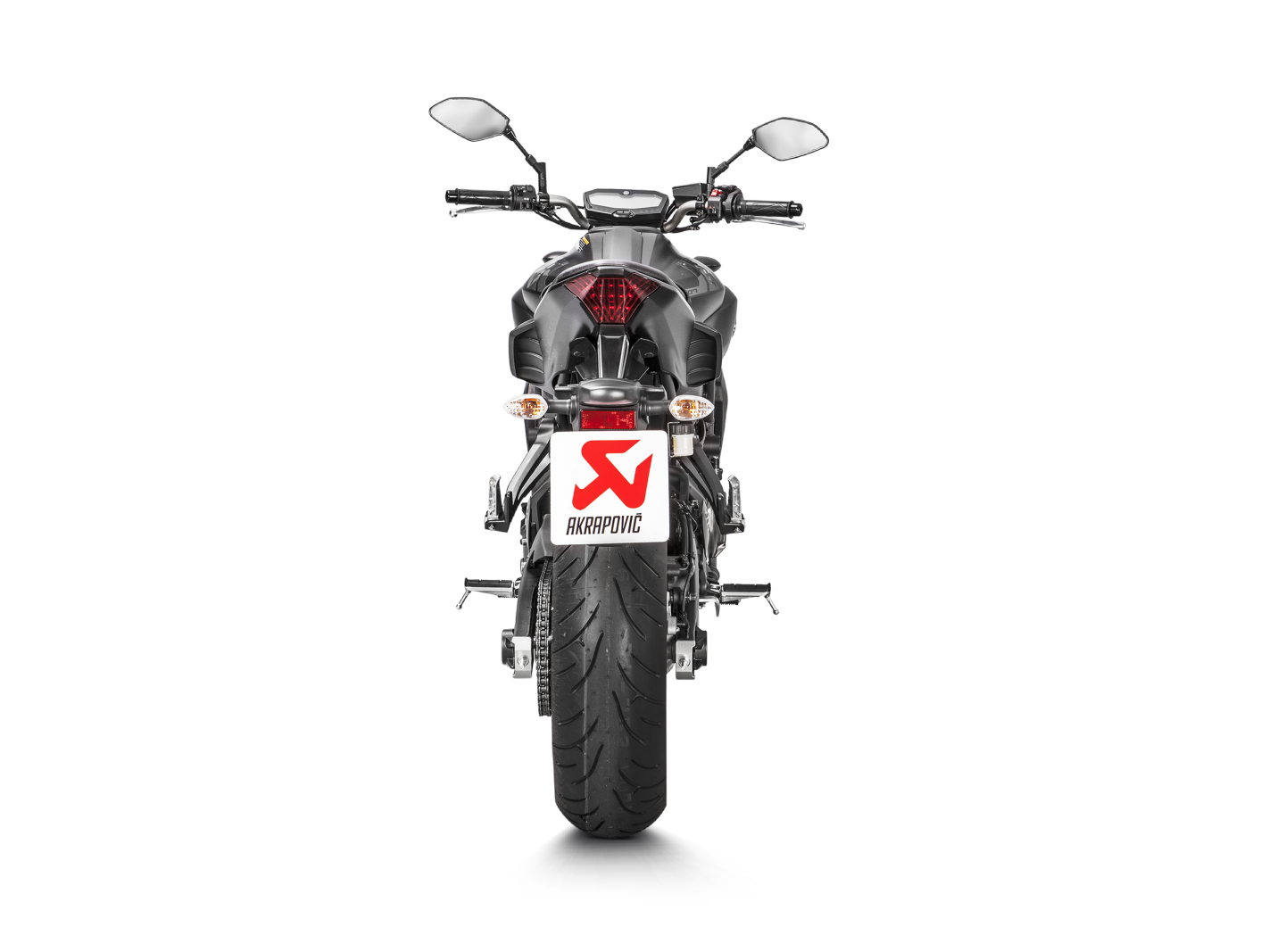 Akrapovič Uitlaat - Yamaha MT-07/FZ-07 2014-2020 | TRACER 700 / GT 2016-2019 | XSR 700 / XTribute 2016-2020 - Racing Line (Titanium) MT-07 - Motor Accessoires