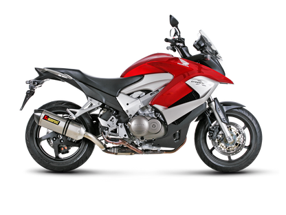 Akrapovič Uitlaat - Honda VFR800X Crossrunner 2011-2014 - Slip-On Line (Titanium) - Motor Accessoires