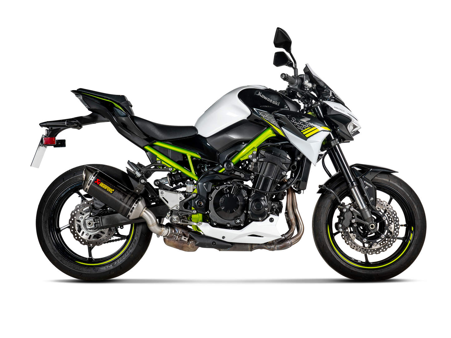 Akrapovič Uitlaat - Kawasaki Z900 2017-2019 | Z900 (A2) 2018-2024 - Slip-On Line (Carbon) - Motor Accessoires