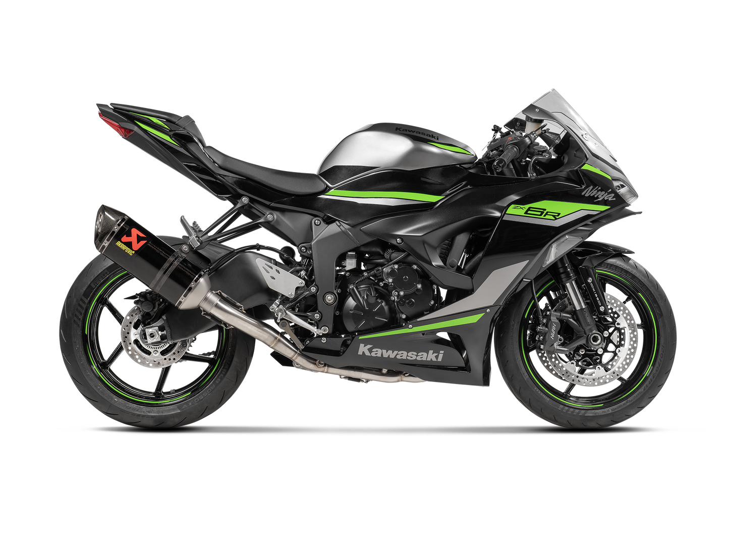 Akrapovič Uitlaat - Kawasaki Ninja ZX-6R 2023-2026 - Racing Line (Carbon) - Motor Accessoires