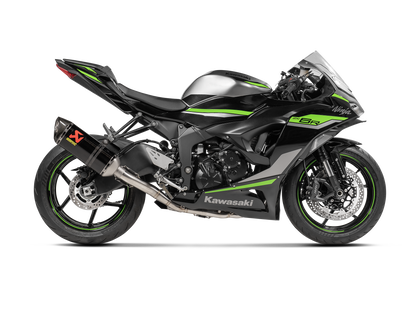 Akrapovič Uitlaat - Kawasaki Ninja ZX-6R 2023-2026 - Racing Line (Carbon)