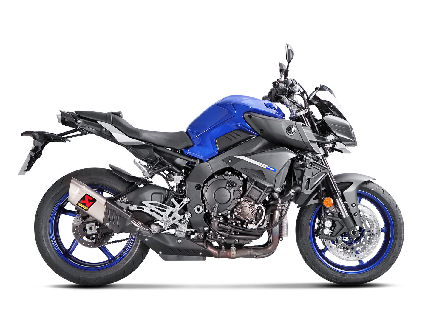 Akrapovič Uitlaat - Yamaha MT-10/FZ-10 2016-2021 - Slip-On Line (Titanium) - Motor Accessoires