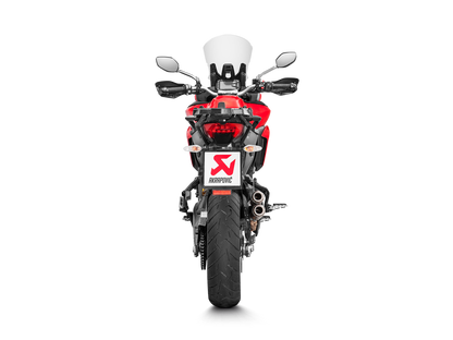 Akrapovič Uitlaat - Ducati Multistrada 1200 Enduro 2017-2018 | Multistrada 1260 Enduro 2019-2020 | Multistrada 950 / 950 S / V2 / V2 S 2017-2020 - Slip-On Line (Titanium) - Motor Accessoires