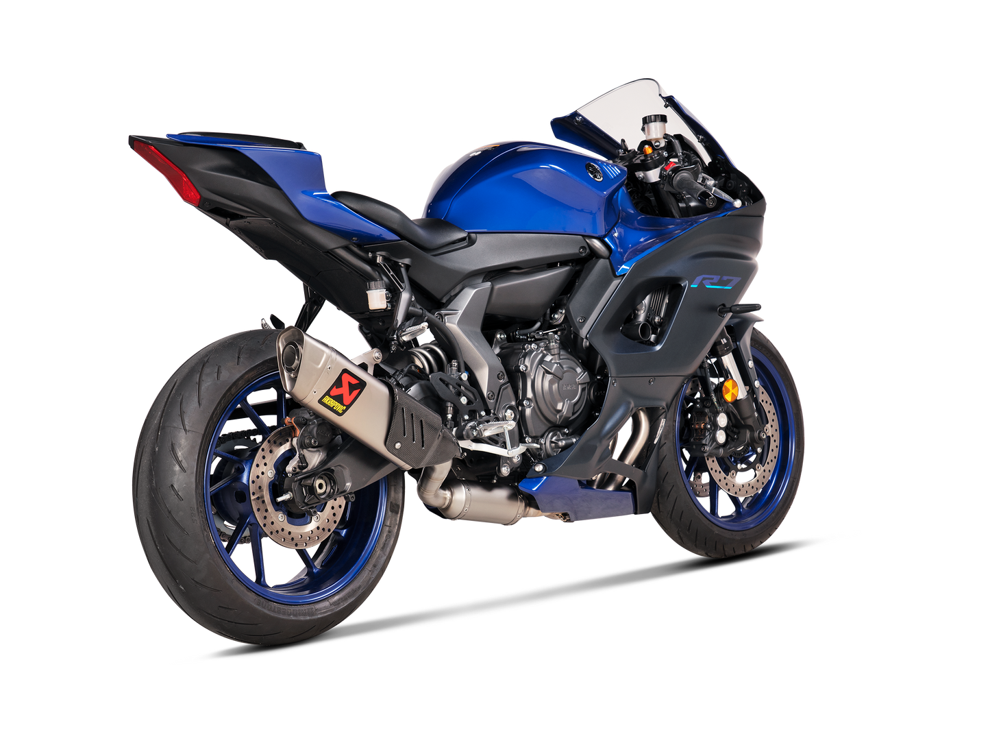 Akrapovič Uitlaat - Yamaha R7 2021-2025 - Racing Line (Titanium)