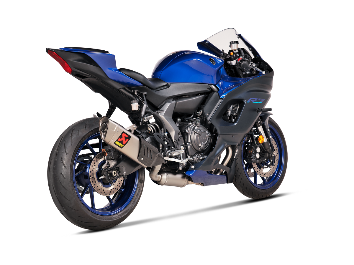 Akrapovič Uitlaat - Yamaha R7 2021-2025 - Racing Line (Titanium)