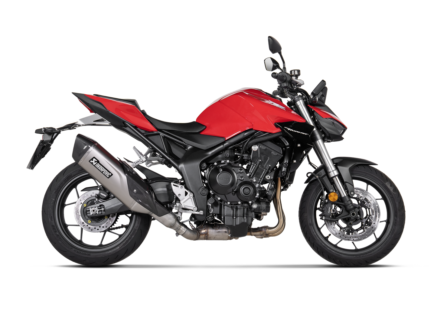 Akrapovič Uitlaat - Honda CB1000 Hornet 2025-2026 - Slip-On Line (Titanium) - Motor Accessoires