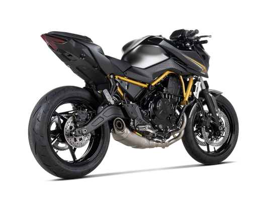 Akrapovic Uitlaat - Motor Accessoires - Kawasaki Z650 / Ninja 650 - 2017 t/m 2026 - Racing Line (Titanium)