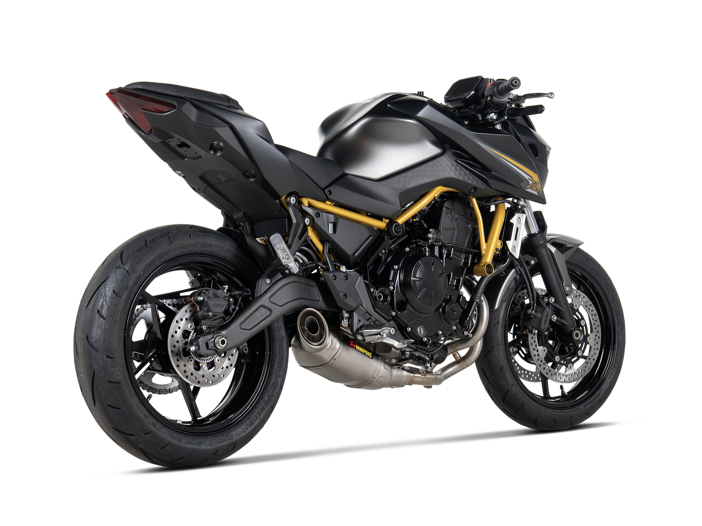 Akrapovič Uitlaat - Kawasaki Ninja 650 2017-2026 | Z650 2017-2026 - Racing Line (Titanium) - Motor Accessoires