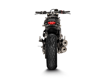 Akrapovič Uitlaat - Ducati Scrambler Urban Motard/Nightshift/Icon/Icon Dark/Desert Sled 2021-2022 - Slip-On Line (SS) - Motor Accessoires