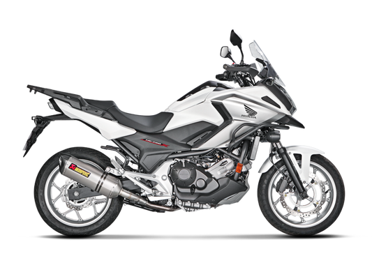 Akrapovic Uitlaat - Motor Accessoires - Honda NC700 / NC750X - 2012 t/m 2020 - Slip-On Line (Titanium)