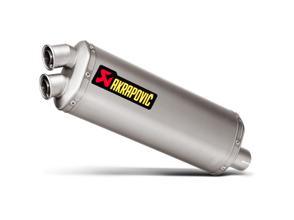 Akrapovič Uitlaat - Honda CRF1000L Africa Twin 2016-2019 | CRF1000L Africa Twin Adventure Sports 2018-2019 - Slip-On Line (Titanium) - Motor Accessoires